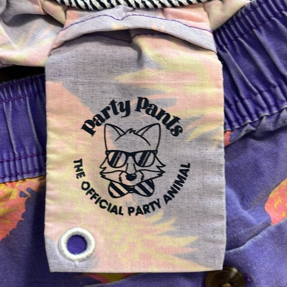 PINEAPPLE  PARTY STARTER SHORT - PURPLE - Picture 6 of 6